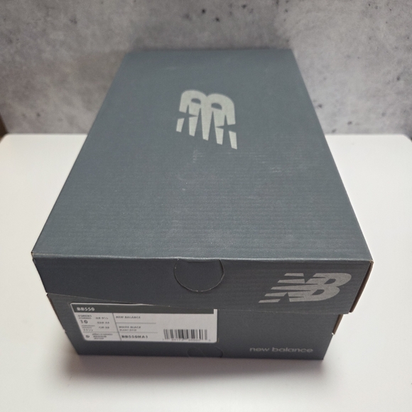 New Balance BB550 Mens White/Black Sneakers Size 10 Ortholite Insoles NWB main image 13